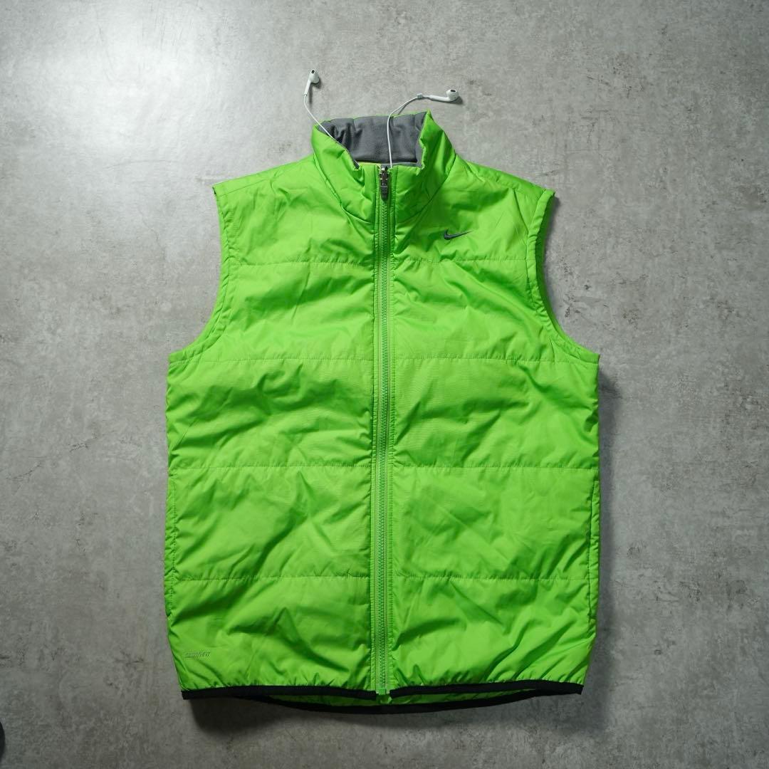 00s archive NIKE ダウンベスト 中綿 ライトグリーン y2k