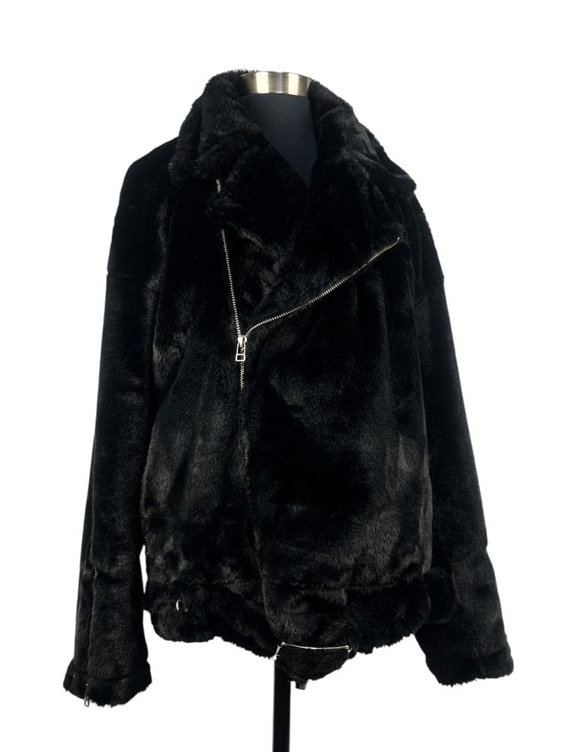 SHARE SPIRIT 25AW ミンクファーライダースジャケット M 新品