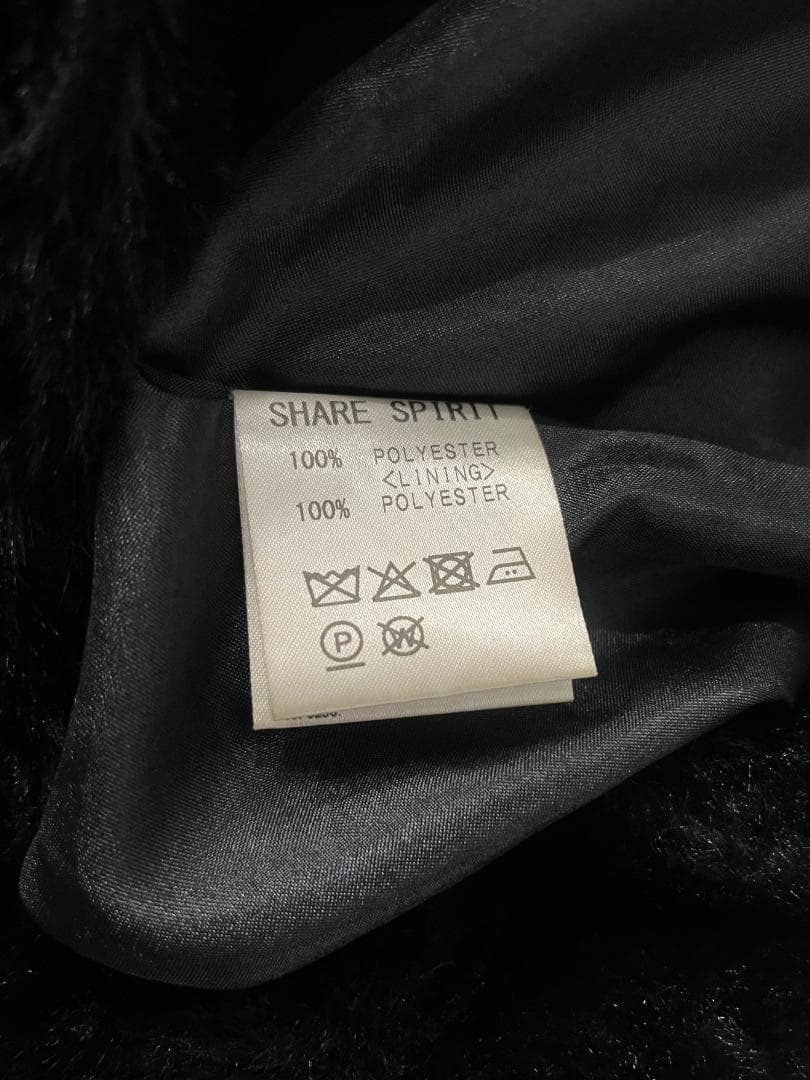 SHARE SPIRIT 25AW ミンクファーライダースジャケット M 新品