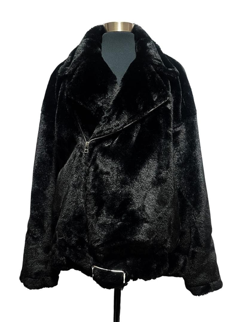 SHARE SPIRIT 25AW ミンクファーライダースジャケット M 新品
