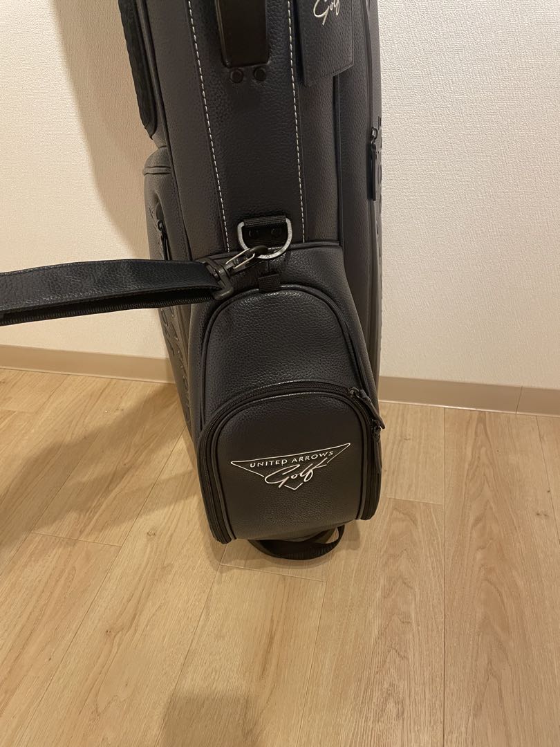 シボ スタンドキャディバッグ　UNITED ARROWS GOLF ネイビー