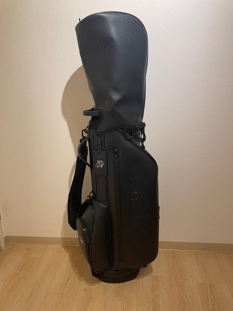 シボ スタンドキャディバッグ　UNITED ARROWS GOLF ネイビー