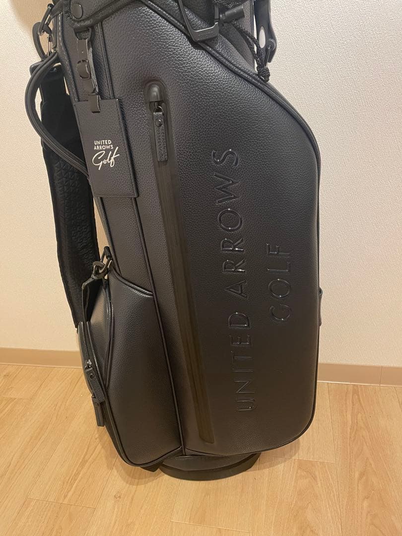 シボ スタンドキャディバッグ　UNITED ARROWS GOLF ネイビー