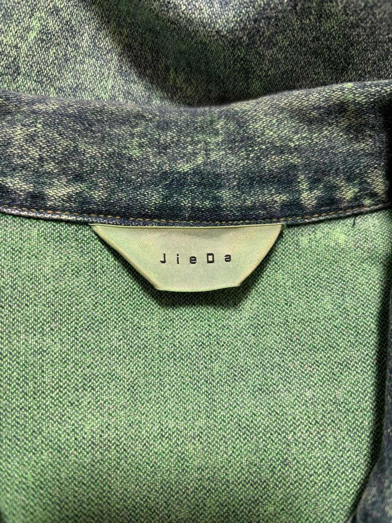 JieDa グリーン デニムジャケット オーバーサイズ