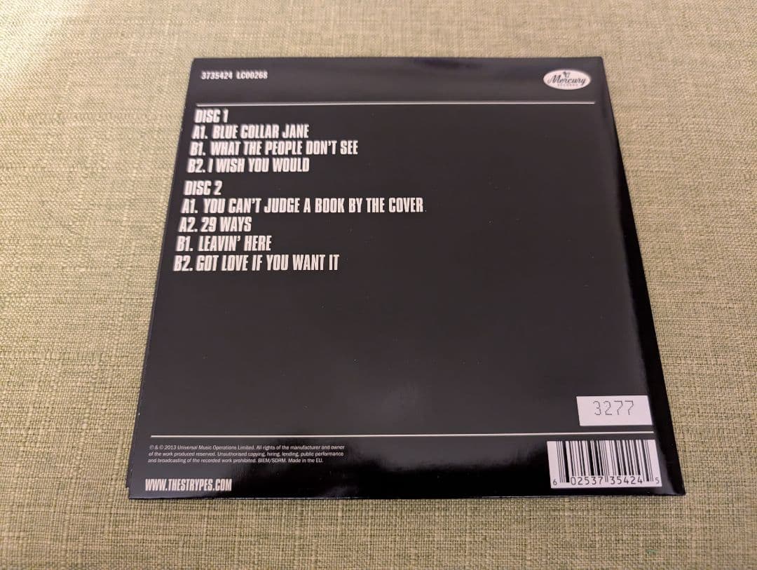 THE STRYPES　BLUE COLLAR JANE 　アナログ盤　2枚組