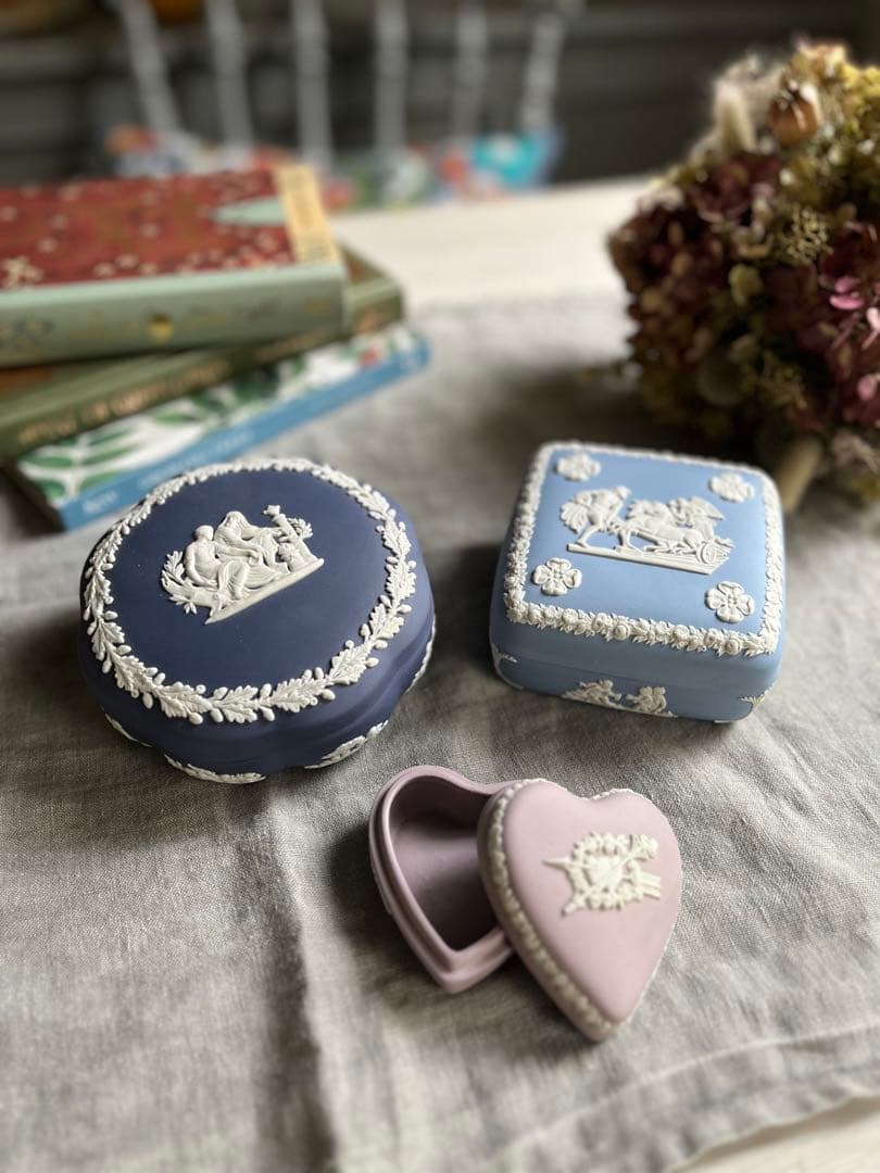 ウェッジウッド　ジャスパーシリーズ　3点セット