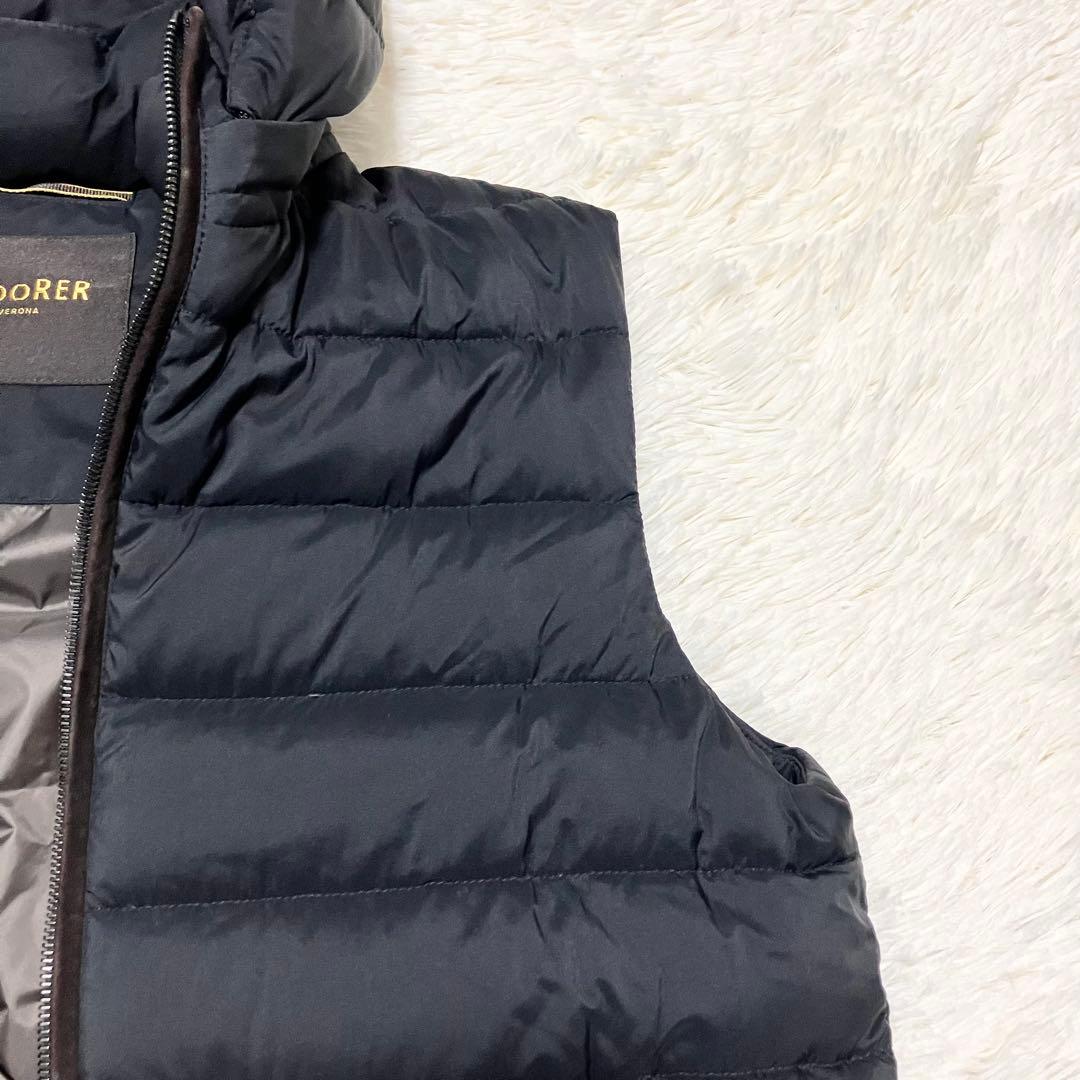 【極美品】 ムーレー MOORER ダウンベスト KITAMI-S3