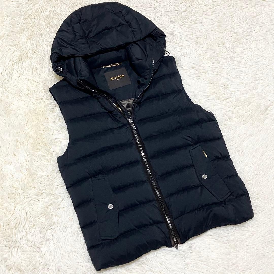 【極美品】 ムーレー MOORER ダウンベスト KITAMI-S3
