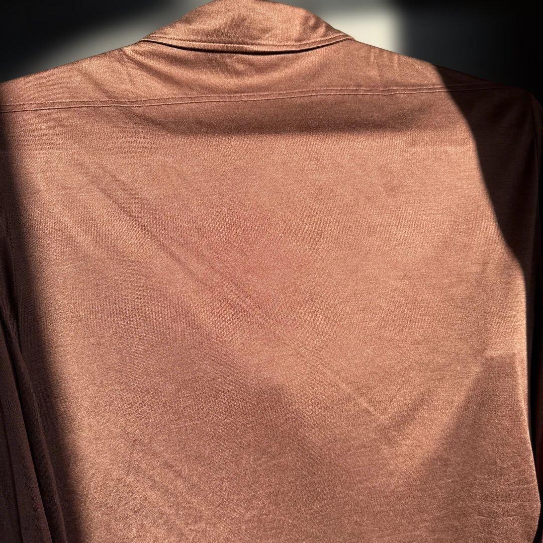 HERMES エルメス　ドレスシャツ　Lサイズシルク100%