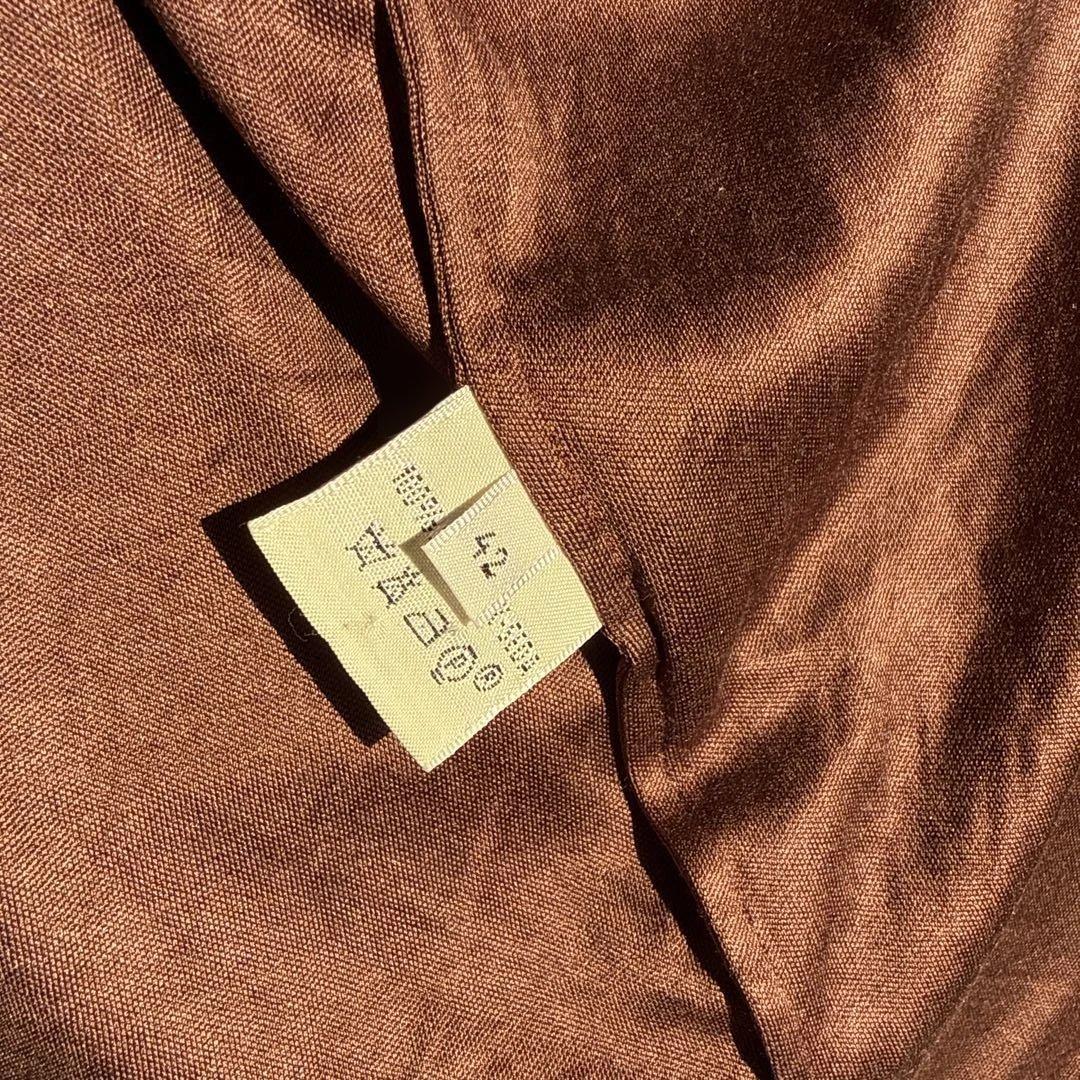 HERMES エルメス　ドレスシャツ　Lサイズシルク100%