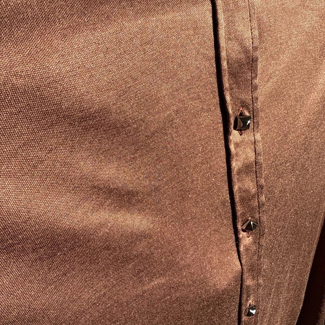 HERMES エルメス　ドレスシャツ　Lサイズシルク100%