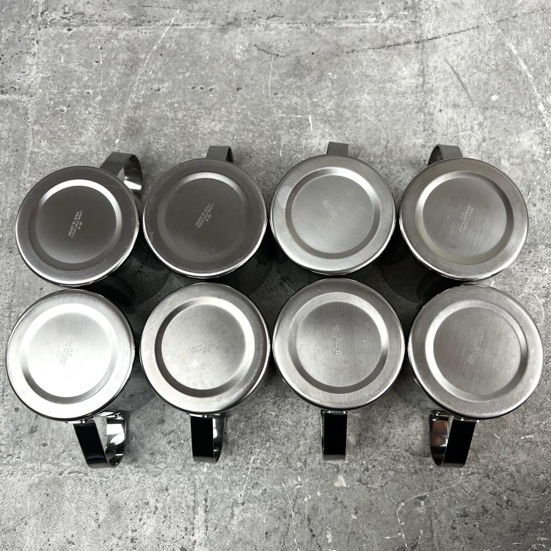 廃盤品  peak ステンレス マグカップ 8個セット 18-8