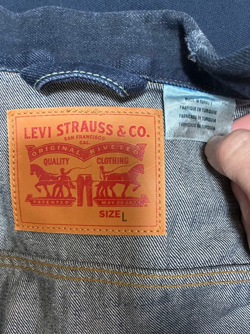 Levi's ダメージ加工 デニムジャケット Gジャン 古着