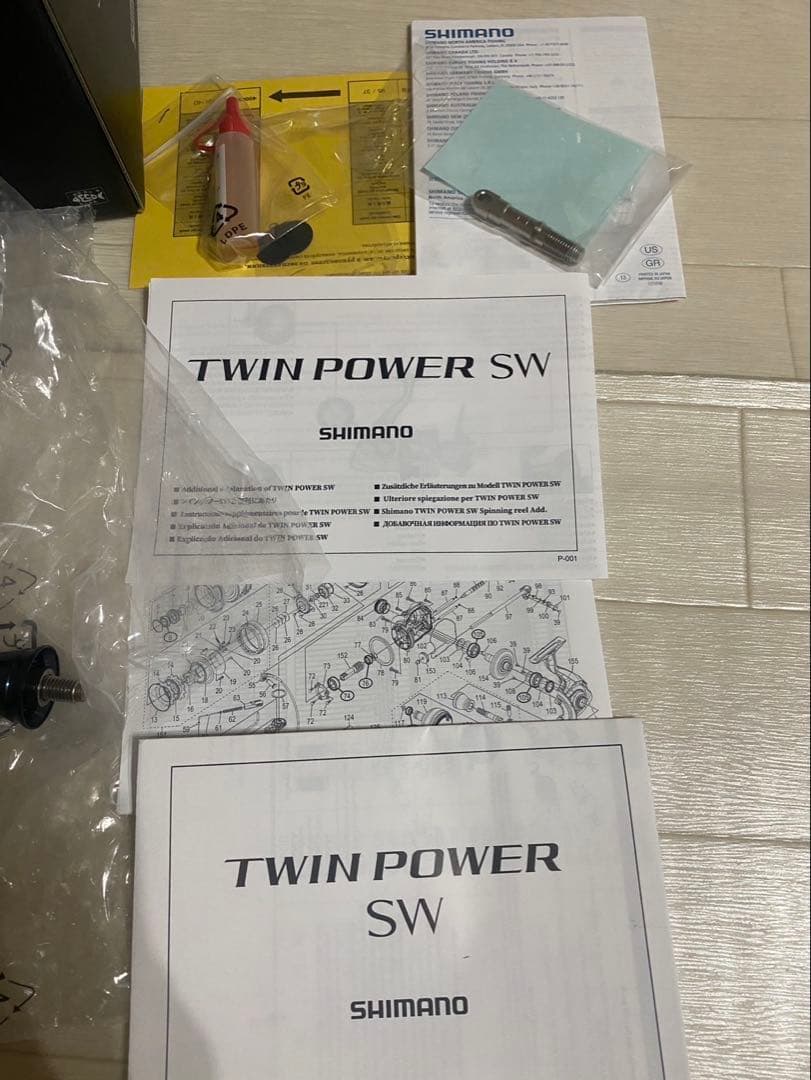 シマノ 21 TWINPOWER ツインパワーSW8000HG 手5