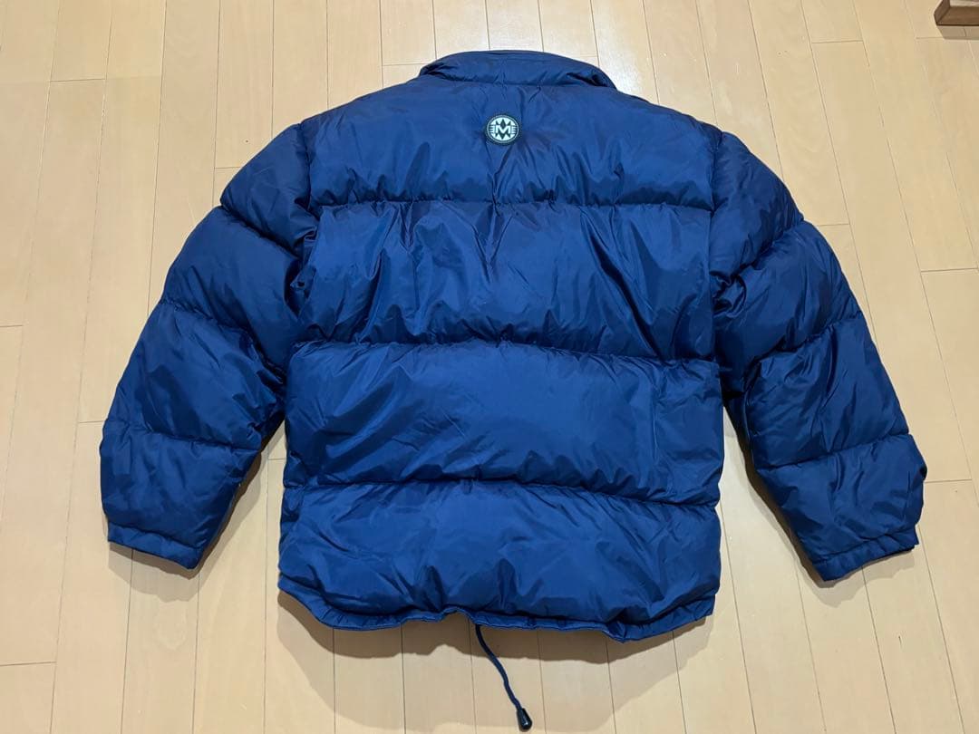希少90s インディアンス 肉厚ダウンジャケット MLB MIRAGE短丈y2k