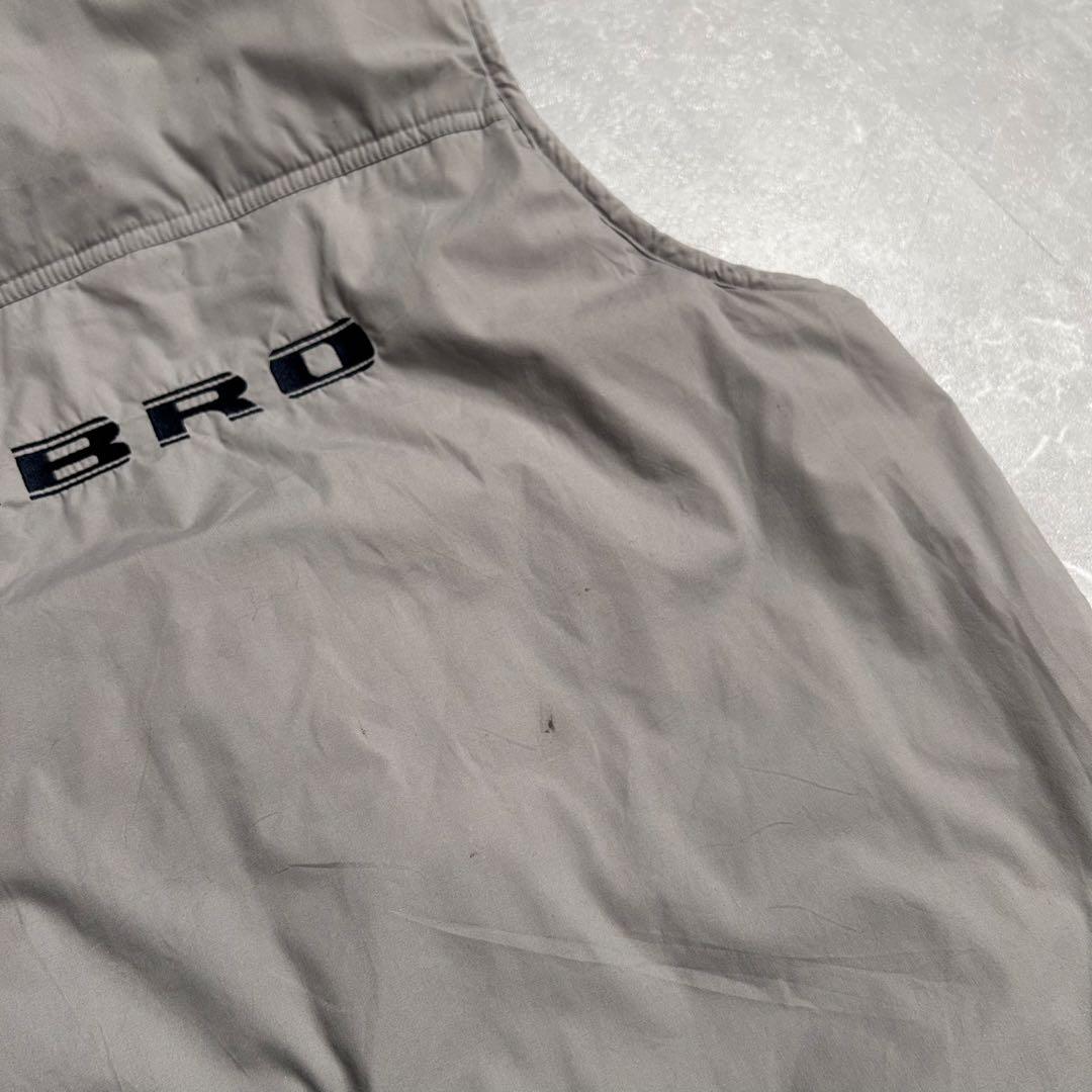 90s OLD UMBRO リバーシブル 短丈パファーベスト 中綿ダウン Y2K