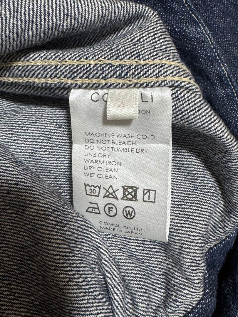 COMOLI type1st denim jacket サイズ4