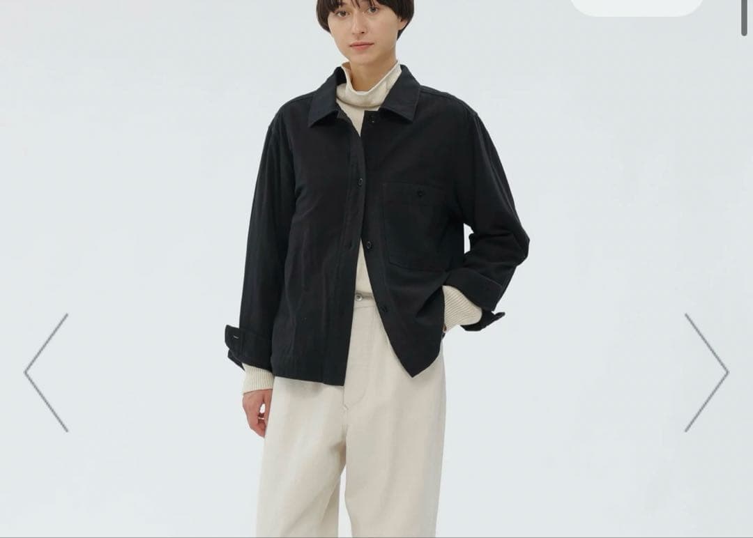 トップス GARMENT DYE PLATED ORGANIC COTTON SHIRT