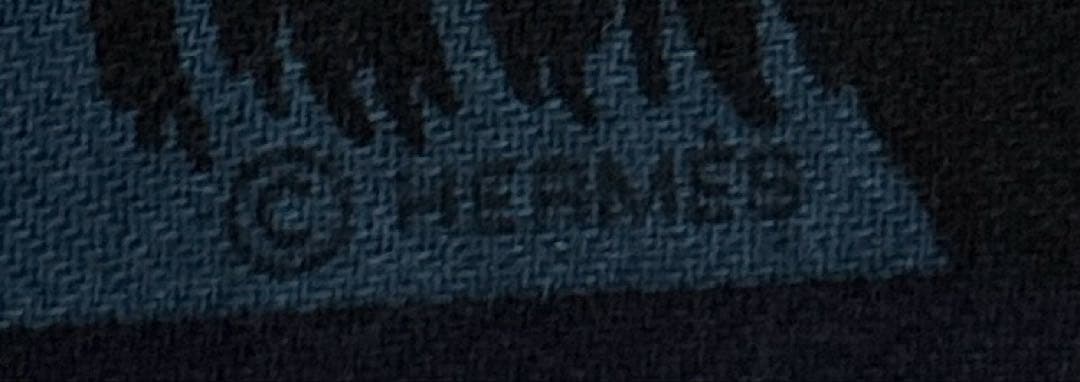 HERMES スカーフ カレH100 カシミヤシルク カシシル 大判ショール