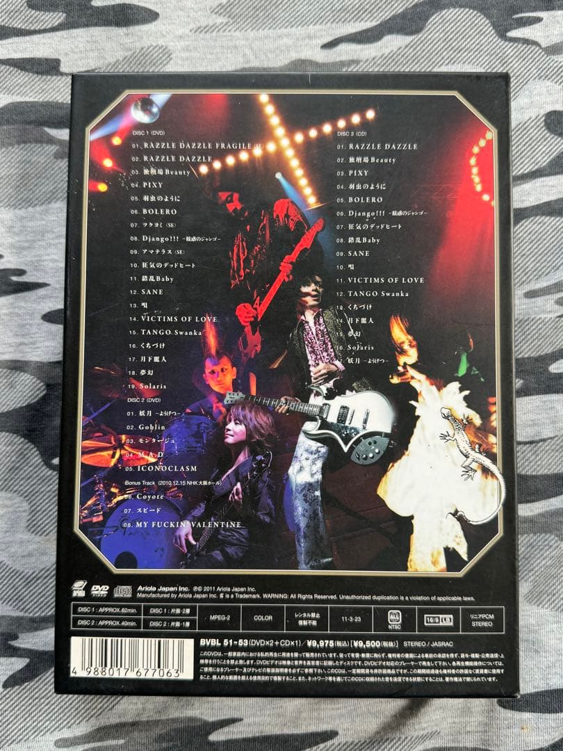 ミュージック Buck-Tick DVD go on the RAZZLE DAZZLE