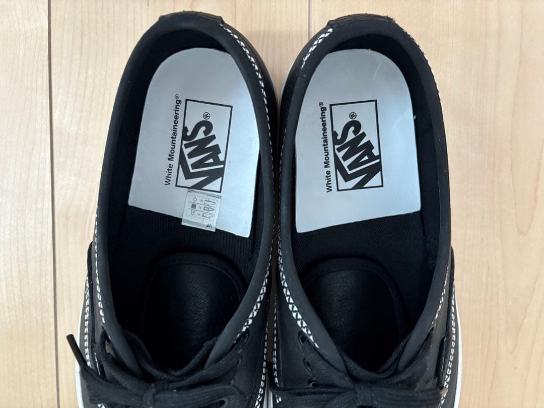 ホワイトマウンテニアリング×Vans ブラック スニーカー