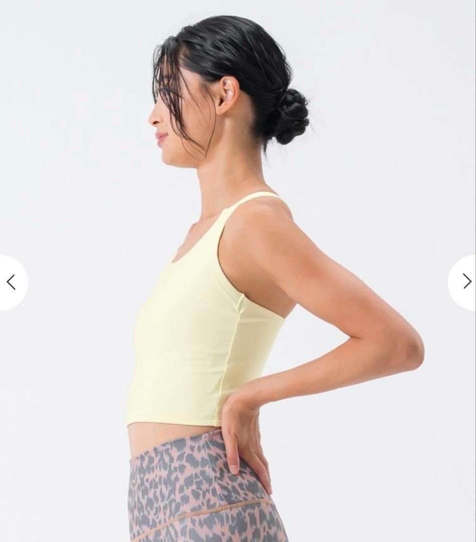 【SUKALA】　ベーシッククロスロゴブラトップペールイエロー　L 新品