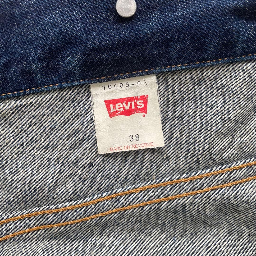 Levi's 70505 ダークブルー デニムジャケット サイズ38