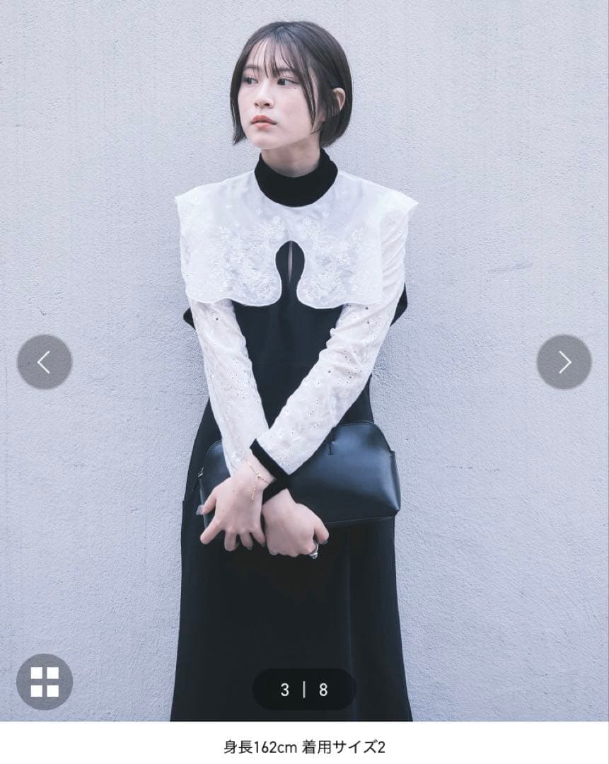 m*s様 mame kurogouchi 2025FW ワンピース ドレス 刺繍