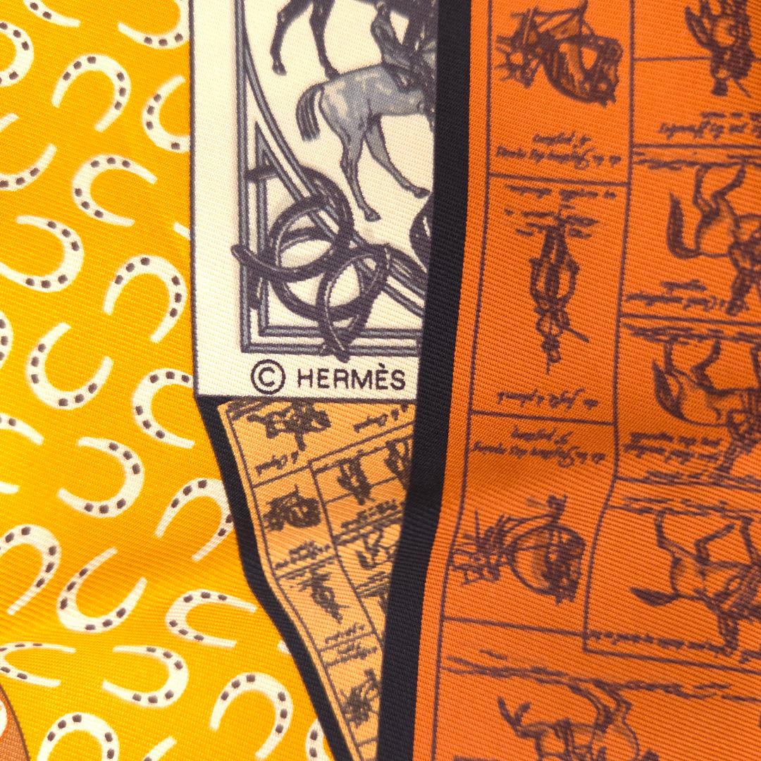 HERMES カレ90 A Cheval sur mon Carre スカーフ