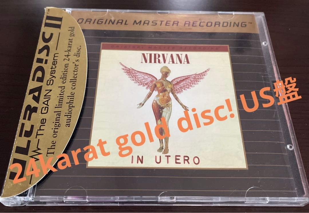 ニルヴァーナ Tシャツ & CD 24 gold disc NIRVANA