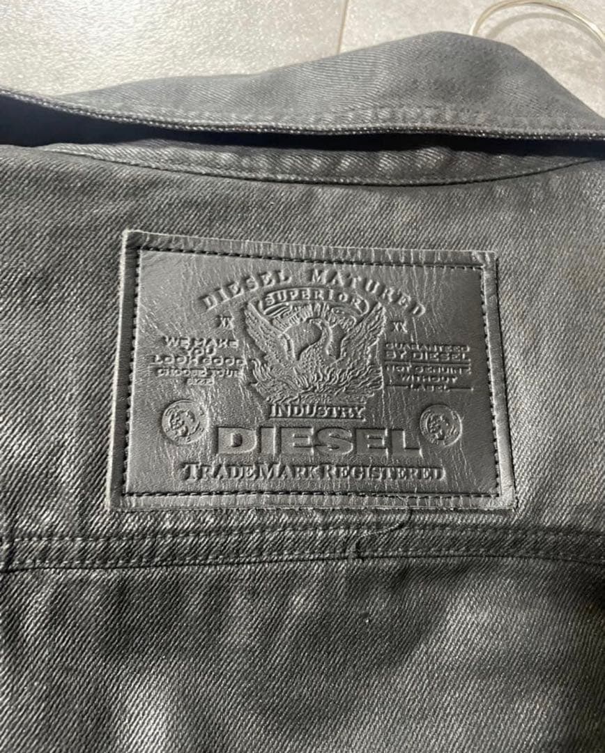 diesel コーティングデニムジャケット