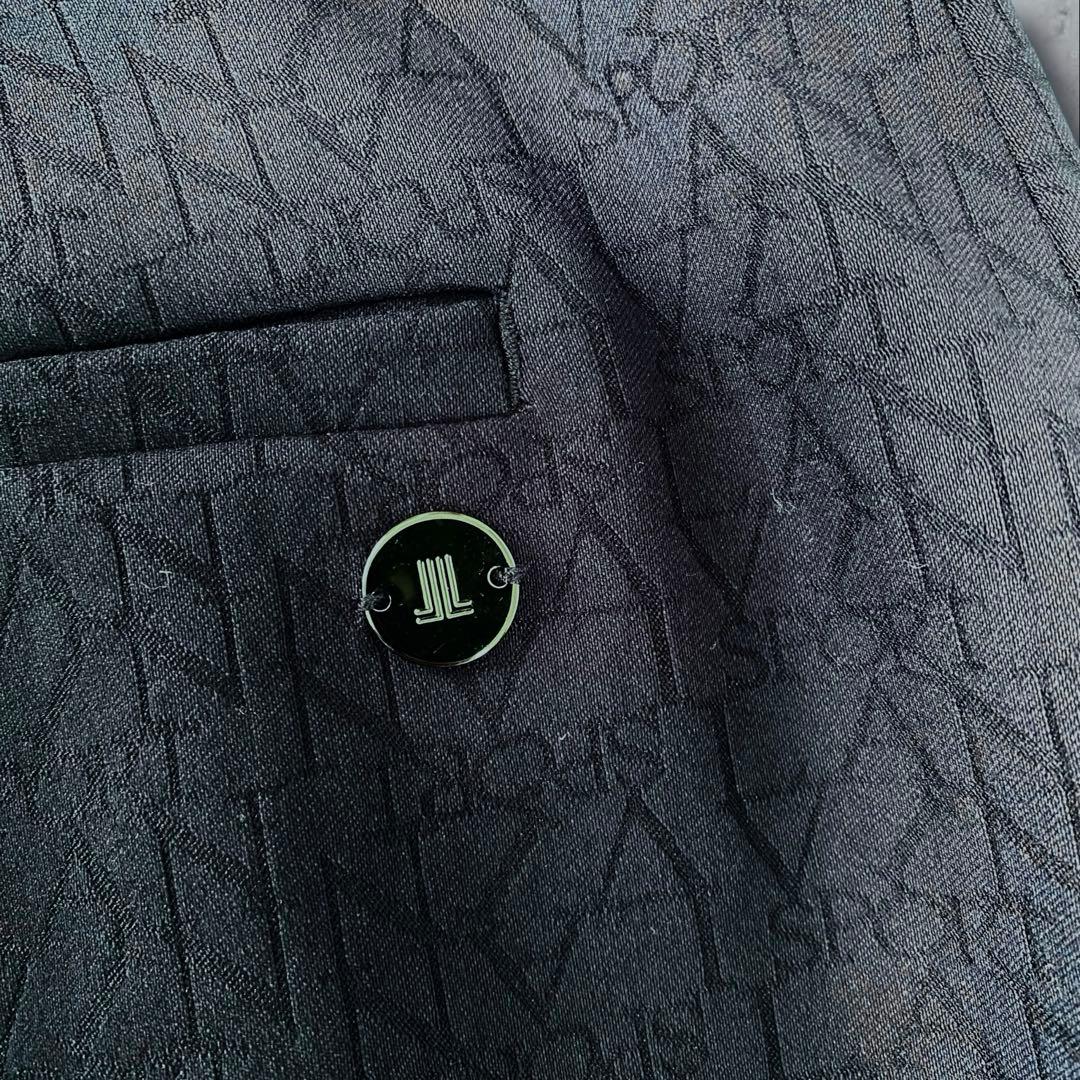 美品！　LANVIN SPORT 総柄　スカート　44 NAVY