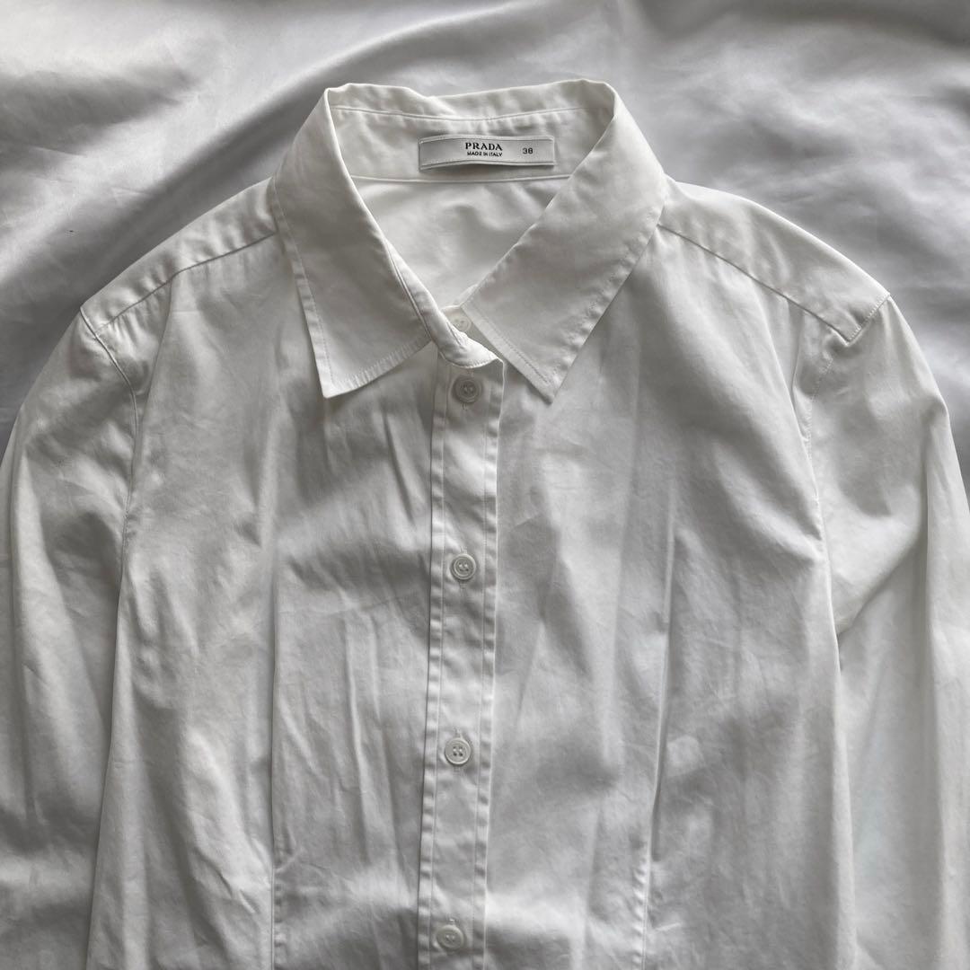 PRADA コットン ストレッチ シャツ サイズ38