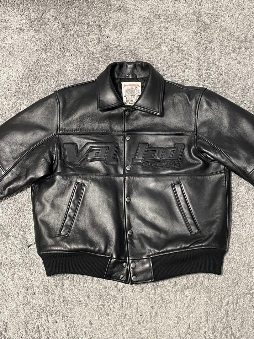 ジャケット・アウター AVIREX VARSITY LEATHER JACKET for VALLAD