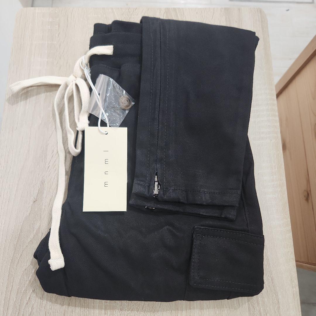 パンツ mnml ZIP CARGO DRAWCORD PANTS / BLACK10