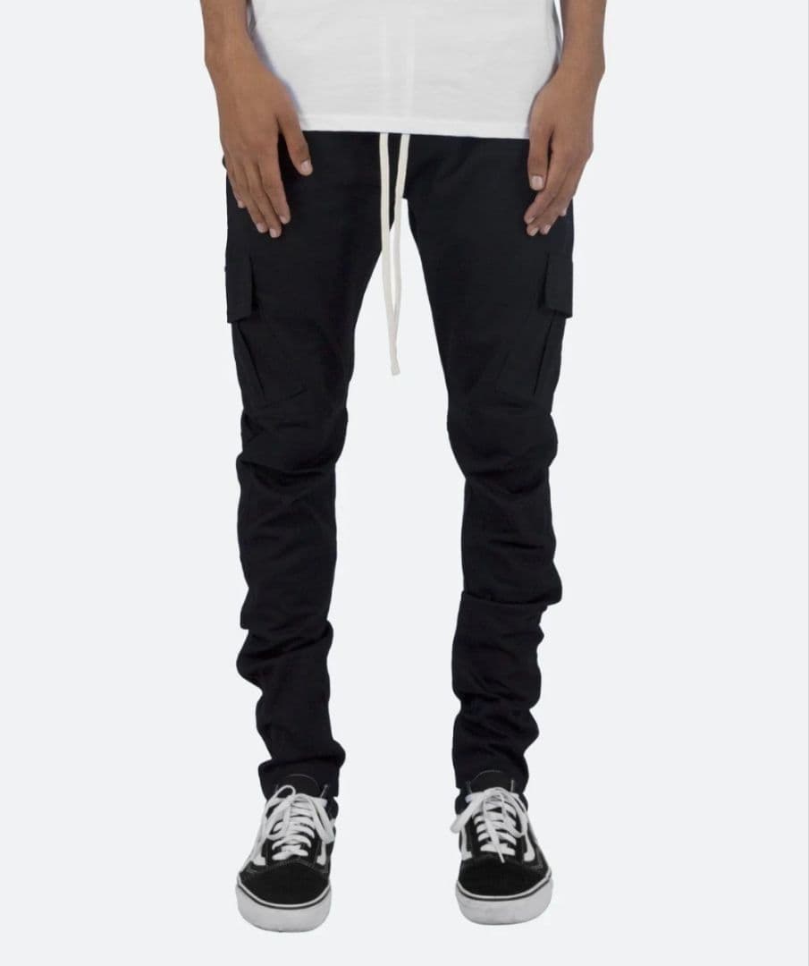 パンツ mnml ZIP CARGO DRAWCORD PANTS / BLACK10
