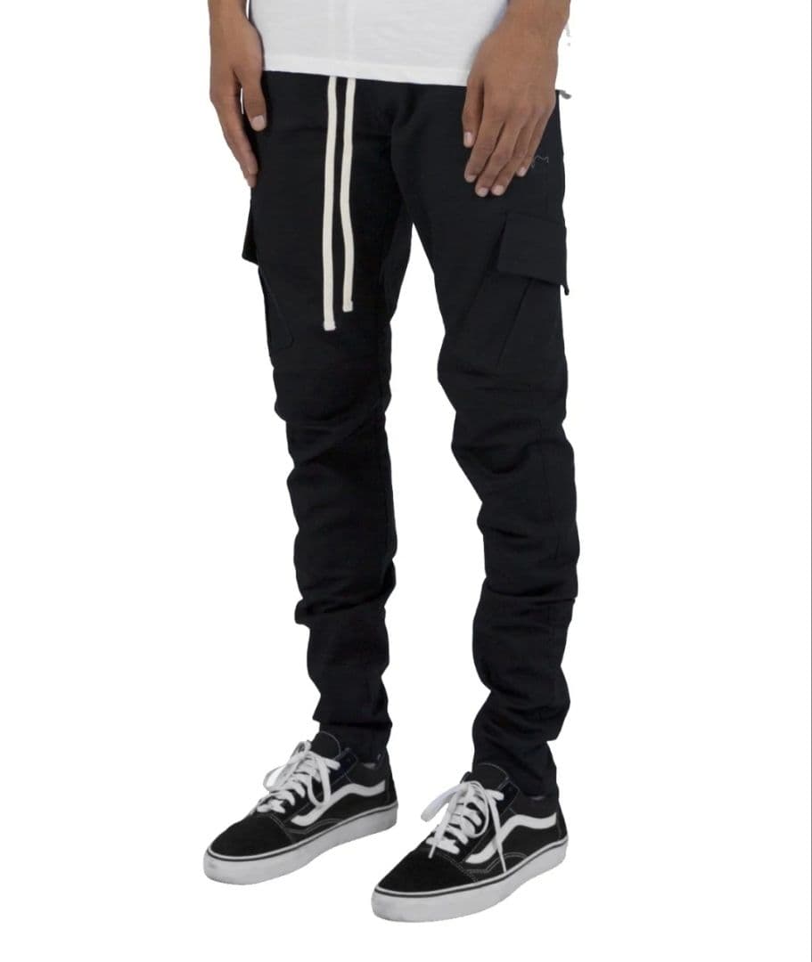パンツ mnml ZIP CARGO DRAWCORD PANTS / BLACK10