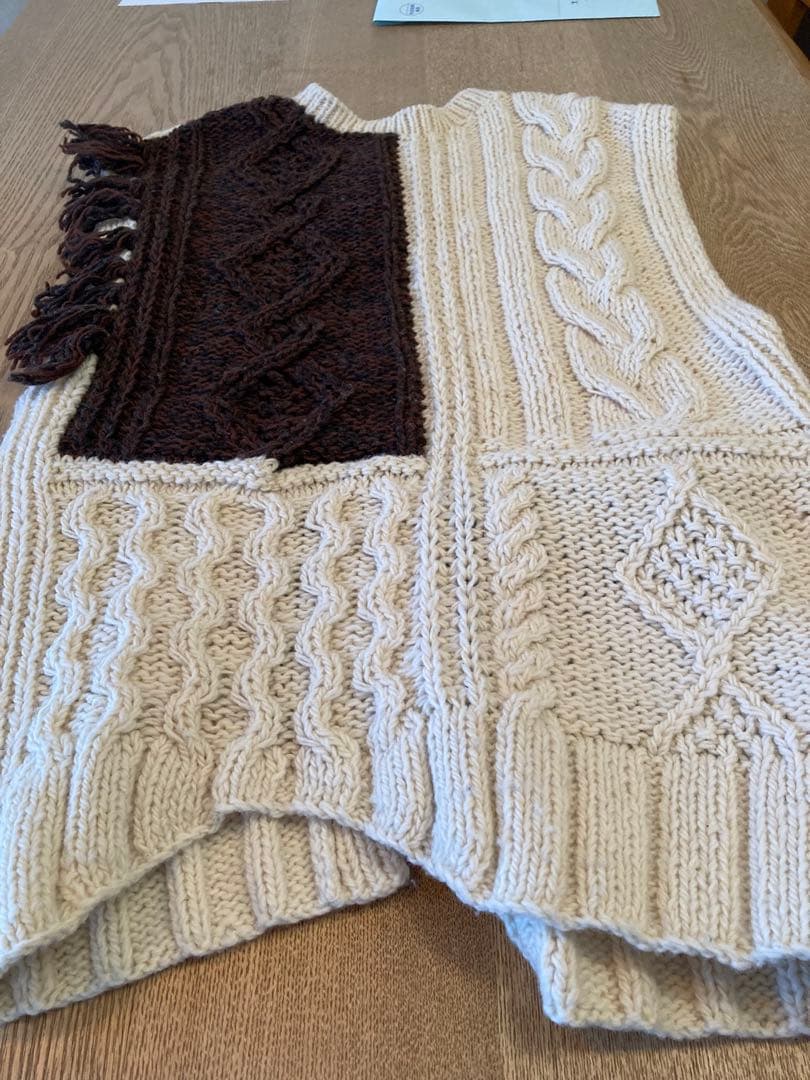 トップス TODAYFUL Patchwork Handknit Vest