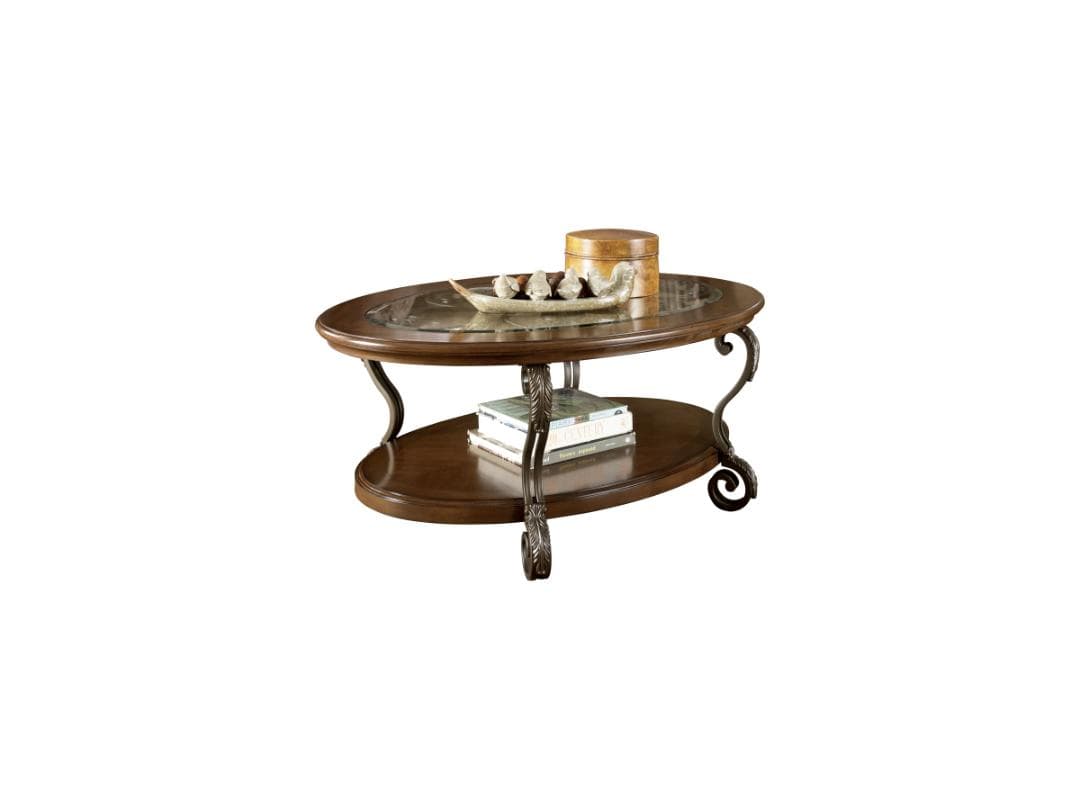 アシュレイ Ashley Nestor Coffee Table ガラステーブル