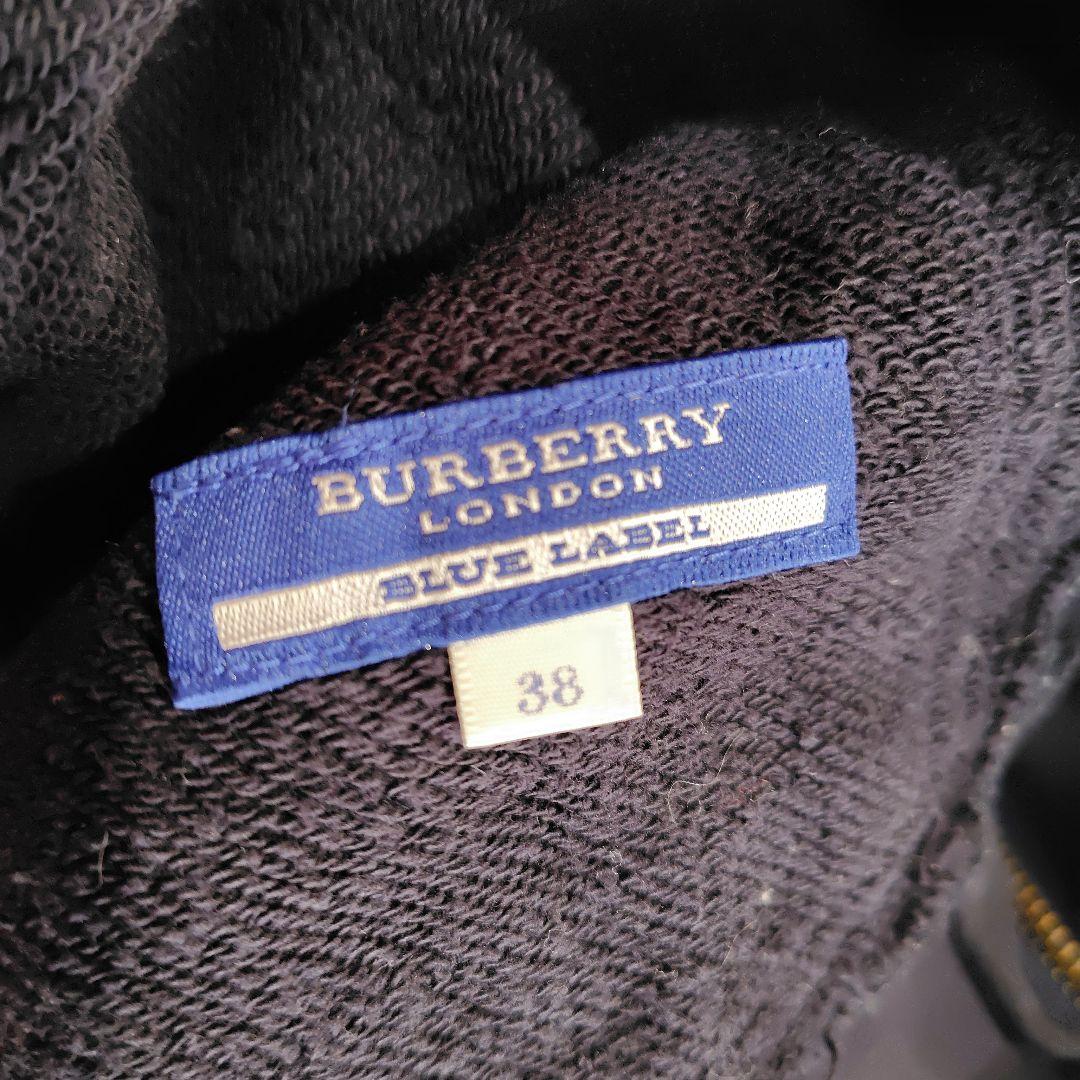 BURBERRY BLUE LABEL チェック柄パーカー