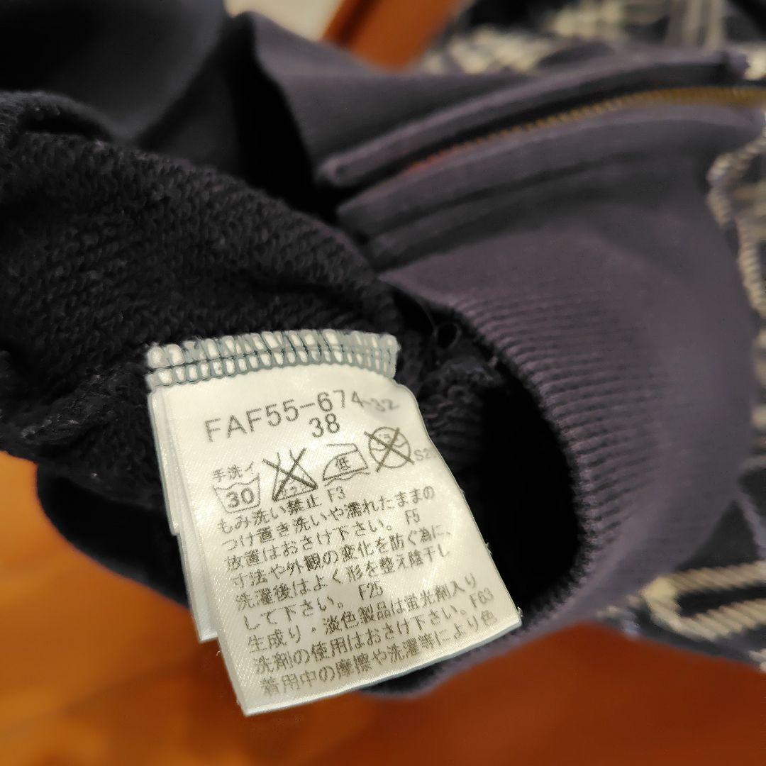 BURBERRY BLUE LABEL チェック柄パーカー