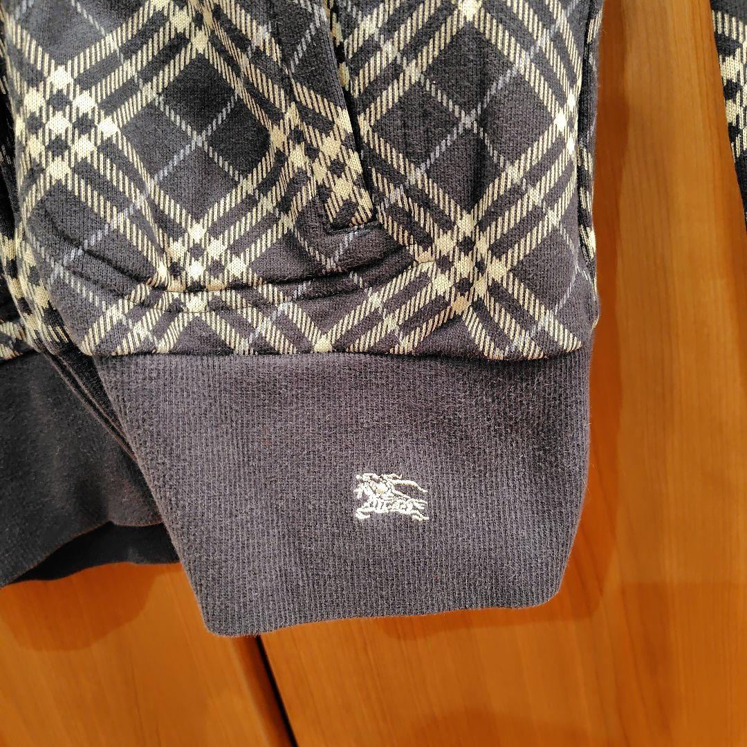 BURBERRY BLUE LABEL チェック柄パーカー