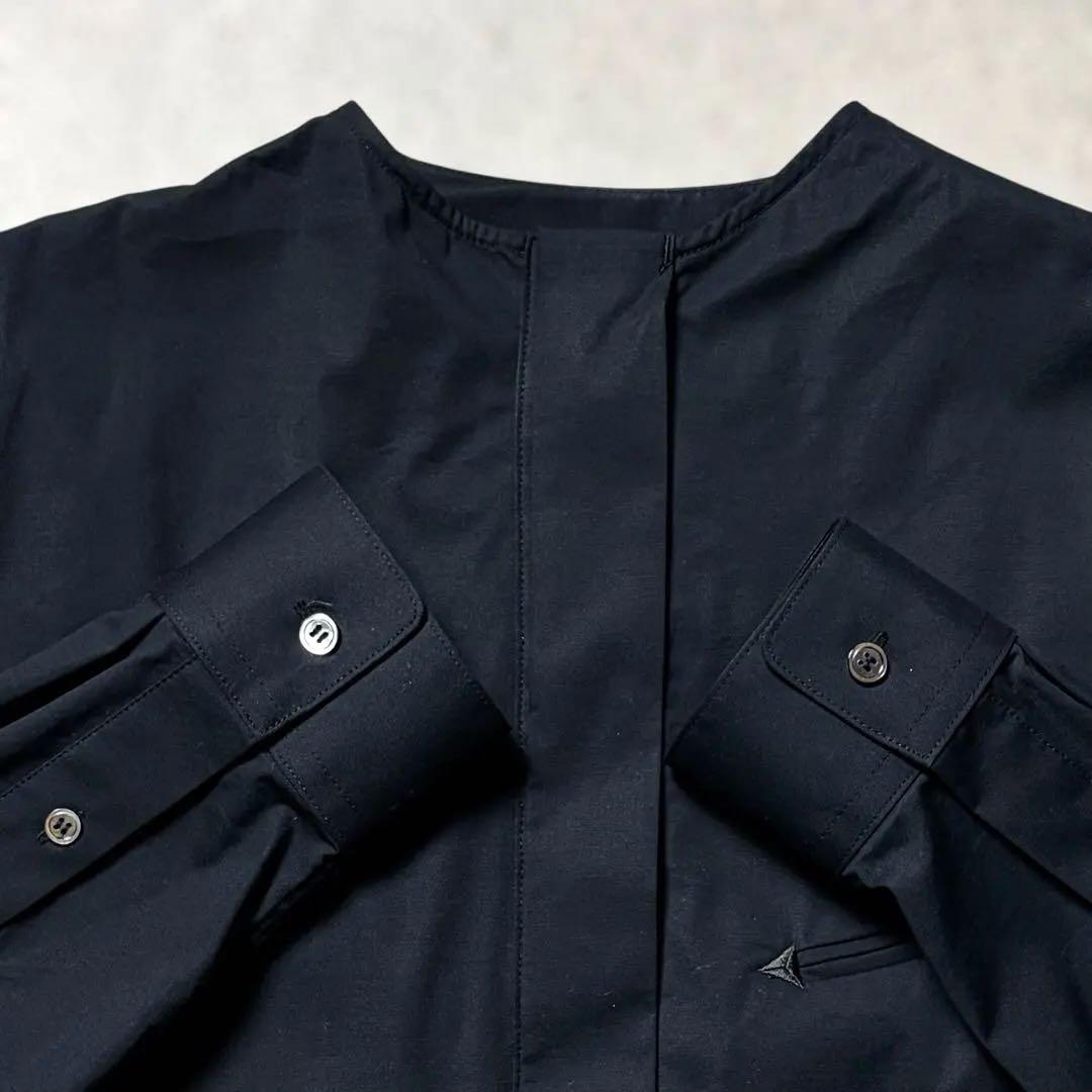 【美品✨近年】TOGA ストレッチブロードブラウス フェザー トーガ