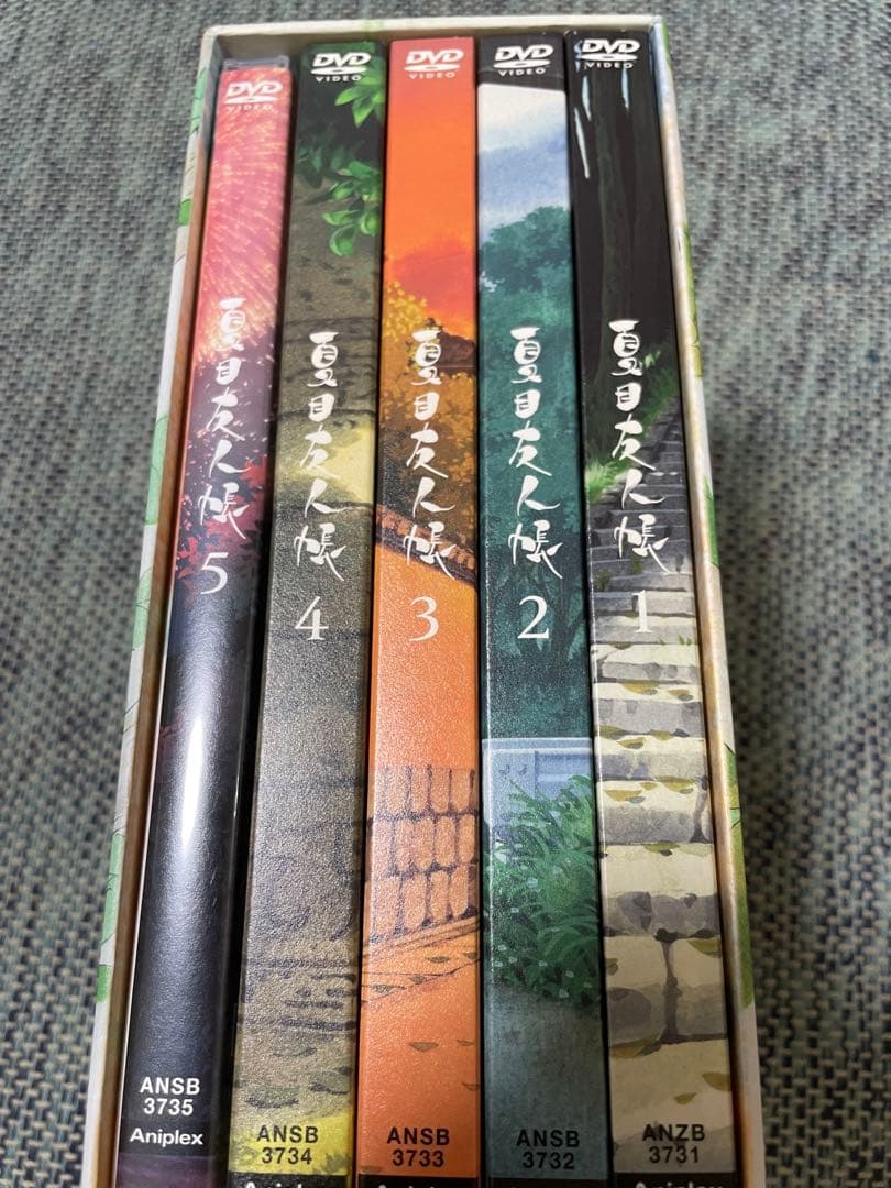 夏目友人帳 DVD-BOX 全5巻