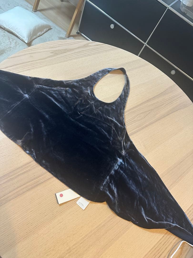 新品！bacca ベルベット ビスチェ ・ダークブルー