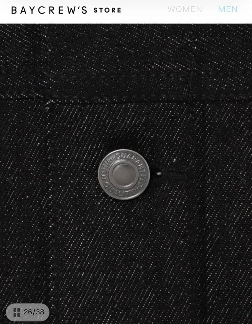 SIMPLICITÉ12.5oz TYPE2 リジットデニムジャケット ブラック