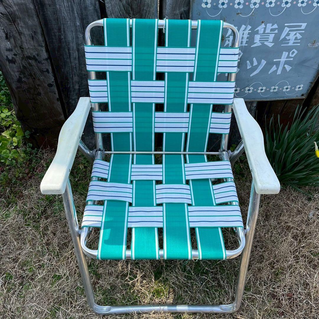 【USA vintage】 ローンチェア ビーチチェア　アメリカ　ビンテージ