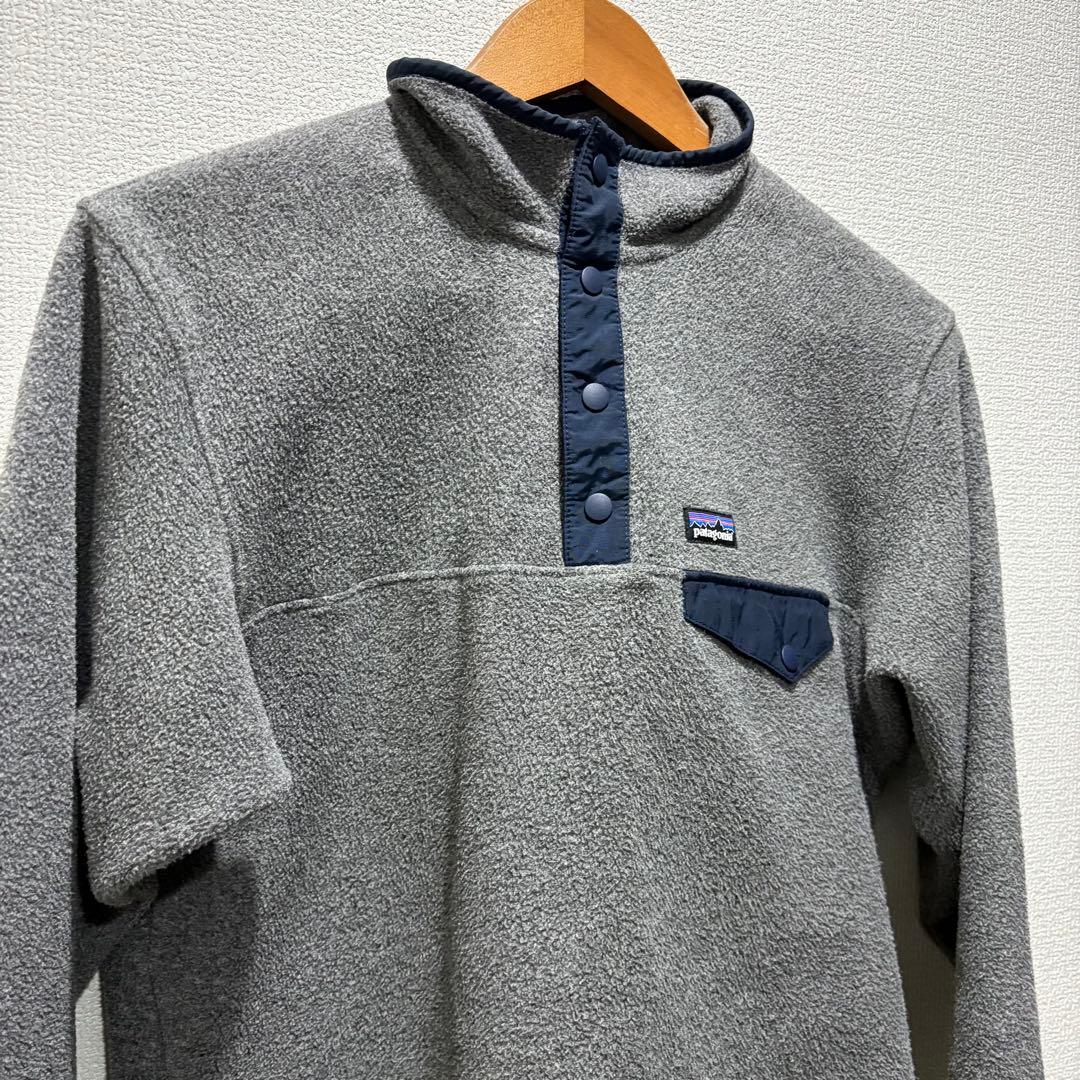 Patagonia シンチラ ライトウェイト スナップT ボーイズXL グレー