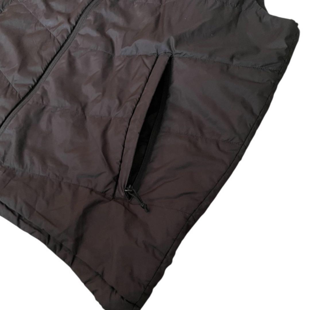 THE NORTH FACE中綿ベストブラックLメンズ 軽量 保温アウトドア古着