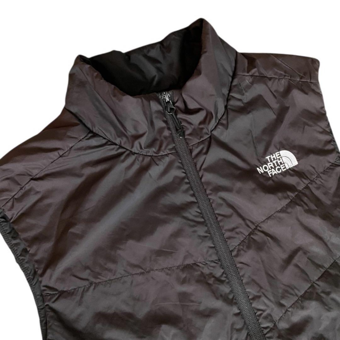 THE NORTH FACE中綿ベストブラックLメンズ 軽量 保温アウトドア古着